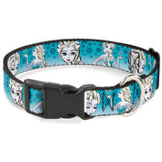 Plastic Clip Collar - Anna/Snowflakes Frozen Art Collection Poses Plastic Clip Collars Disney
