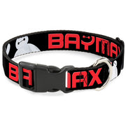 Plastic Clip Collar - BAYMAX Poses Black/White/Red Plastic Clip Collars Disney