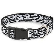 Plastic Clip Collar - Jack Expressions/Stripe White/Black Plastic Clip Collars Disney