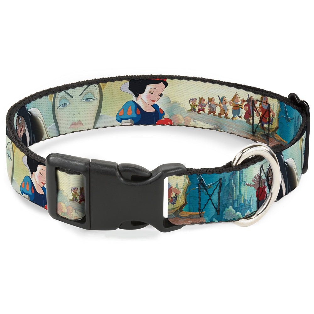 Plastic Clip Collar - Snow White/Dwarves/Old Witch/Evil Queen Scenes Plastic Clip Collars Disney