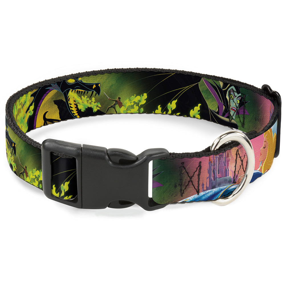 Plastic Clip Collar - Sleeping Beauty & Maleficent/Maleficent Dragon Scenes Plastic Clip Collars Disney