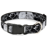 Plastic Clip Collar - Jack & Oogie Boogie Scenes Grays Plastic Clip Collars Disney