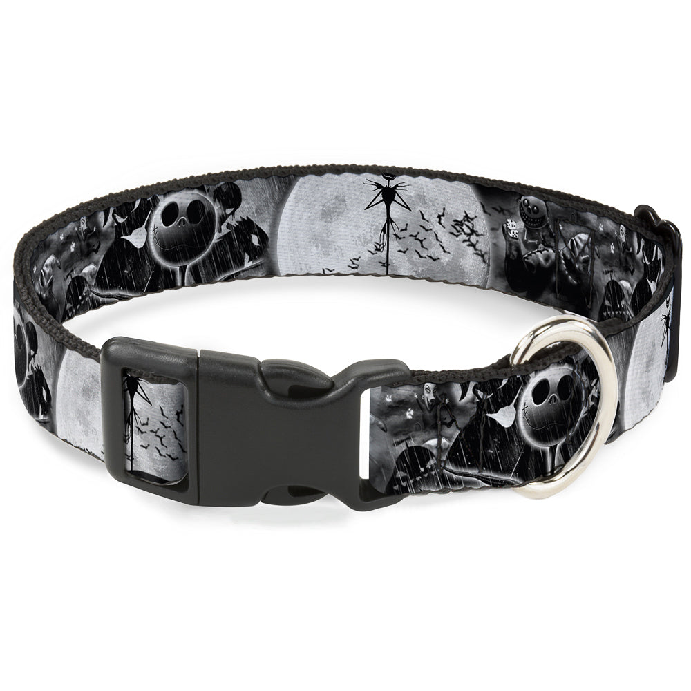 Plastic Clip Collar - Jack & Oogie Boogie Scenes Grays Plastic Clip Collars Disney