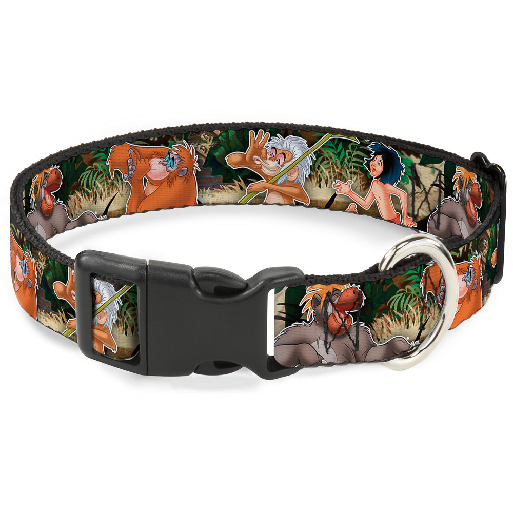 Plastic Clip Collar - The Jungle Book I Wanna Be Like You 4-Character Scene Plastic Clip Collars Disney
