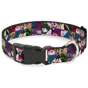 Plastic Clip Collar - Alice in Wonderland Kaleidoscope Scenes Plastic Clip Collars Disney