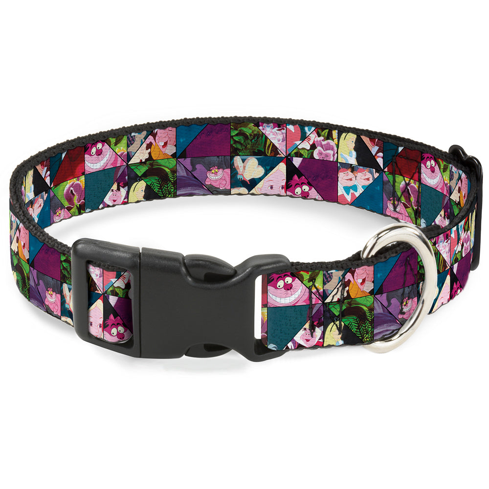 Plastic Clip Collar - Alice in Wonderland Kaleidoscope Scenes Plastic Clip Collars Disney