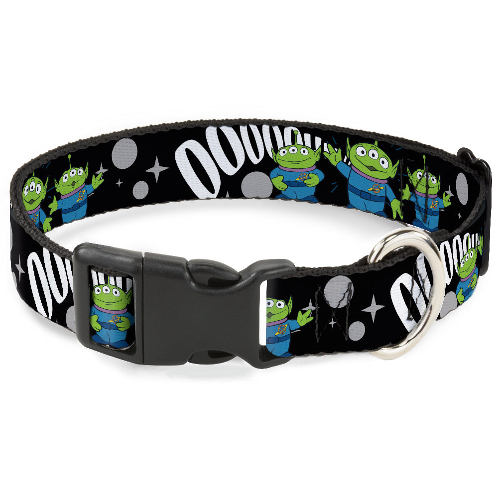 Plastic Clip Collar - Toy Story 3-Aliens OOOOOHHH Black/White/Gray Plastic Clip Collars Disney