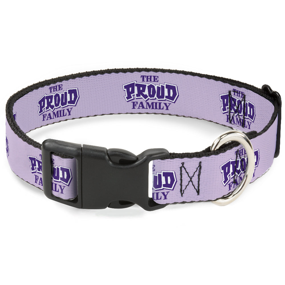 Plastic Clip Collar - THE PROUD FAMILY Title Logo Purples Plastic Clip Collars Disney