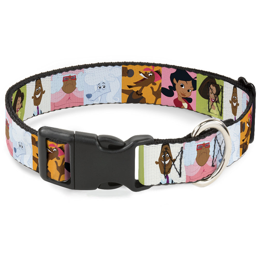 Plastic Clip Collar - The Proud Family 6-Character Block Poses Plastic Clip Collars Disney