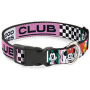 Plastic Clip Collar - Sensational Six GOOD VIBES CLUB Pose Blocks Multi Color Plastic Clip Collars Disney