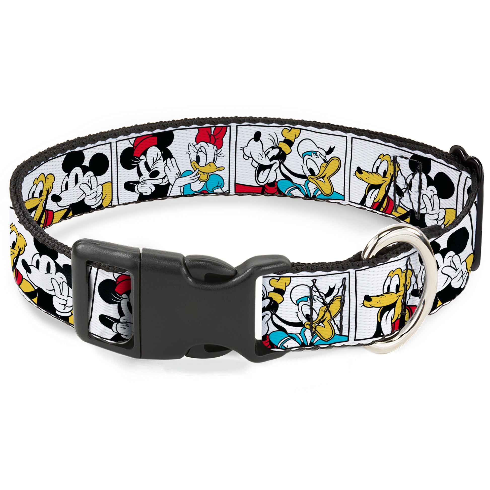 Plastic Clip Collar - Sensational Six Buddy Pose Blocks White/Multi Color Plastic Clip Collars Disney