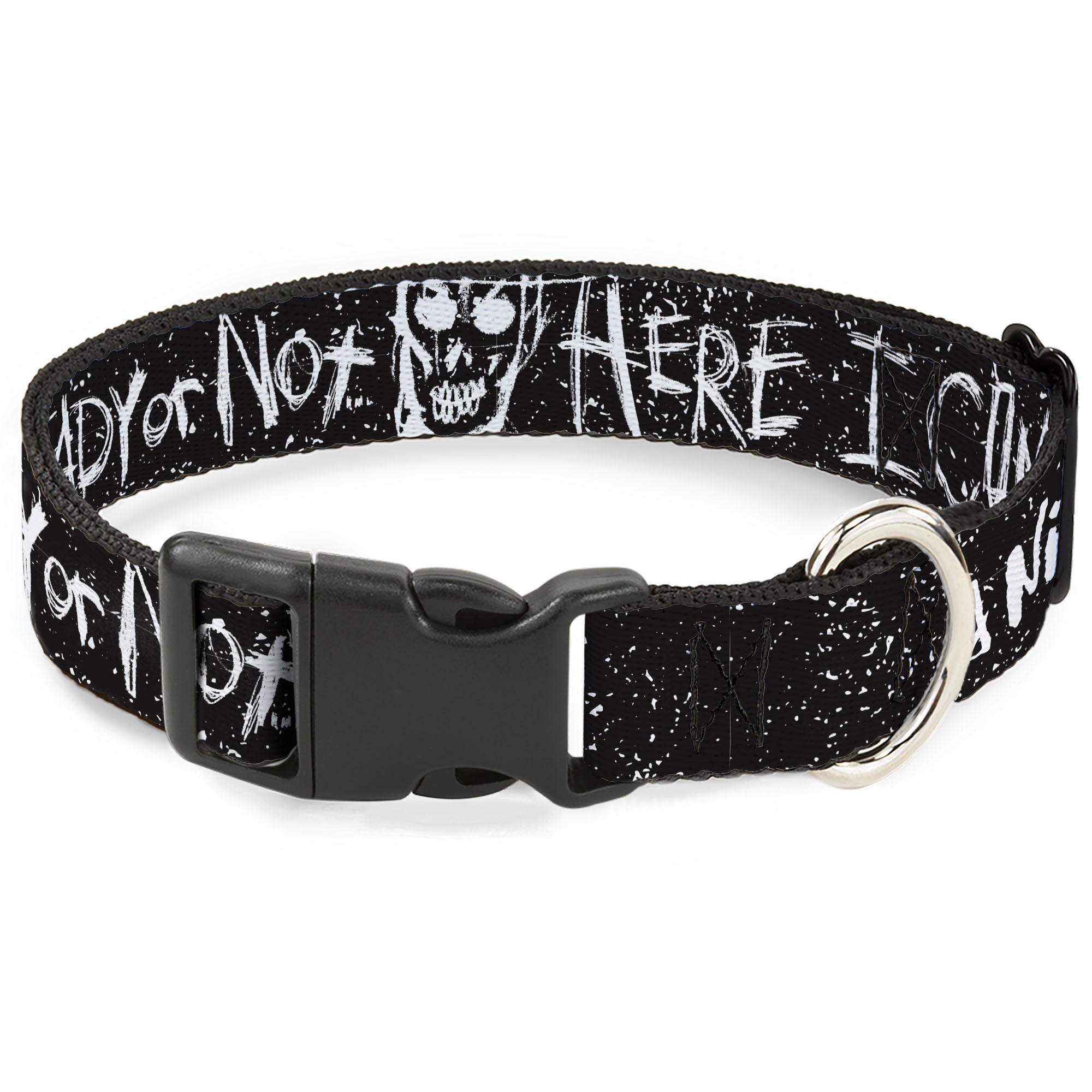 Plastic Clip Collar - A NIGHTMARE ON ELM ST READY OR NOT Freddy Scribbles Black/White Plastic Clip Collars A Nightmare on Elm Street