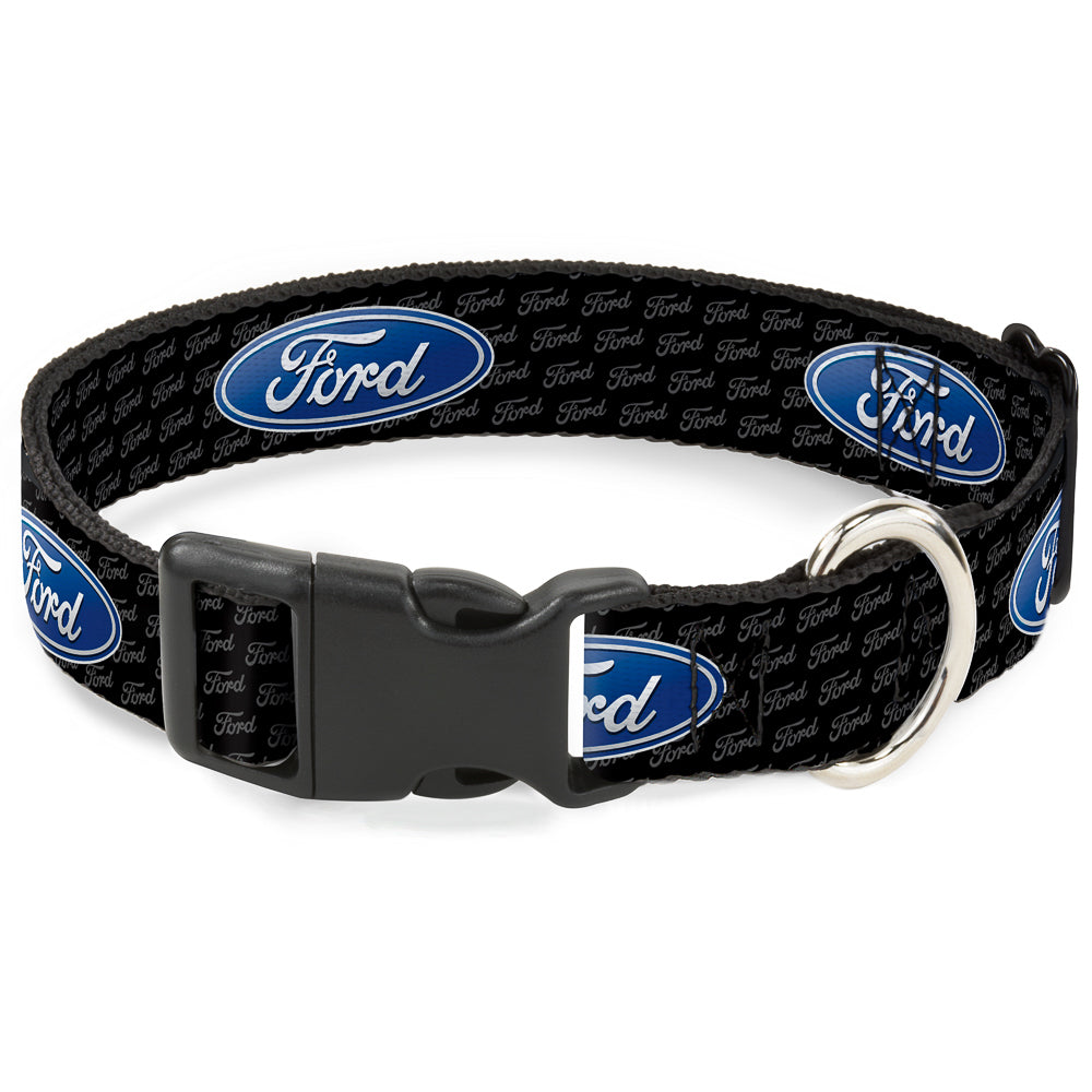 Plastic Clip Collar - Ford Oval REPEAT w/Text Plastic Clip Collars Ford