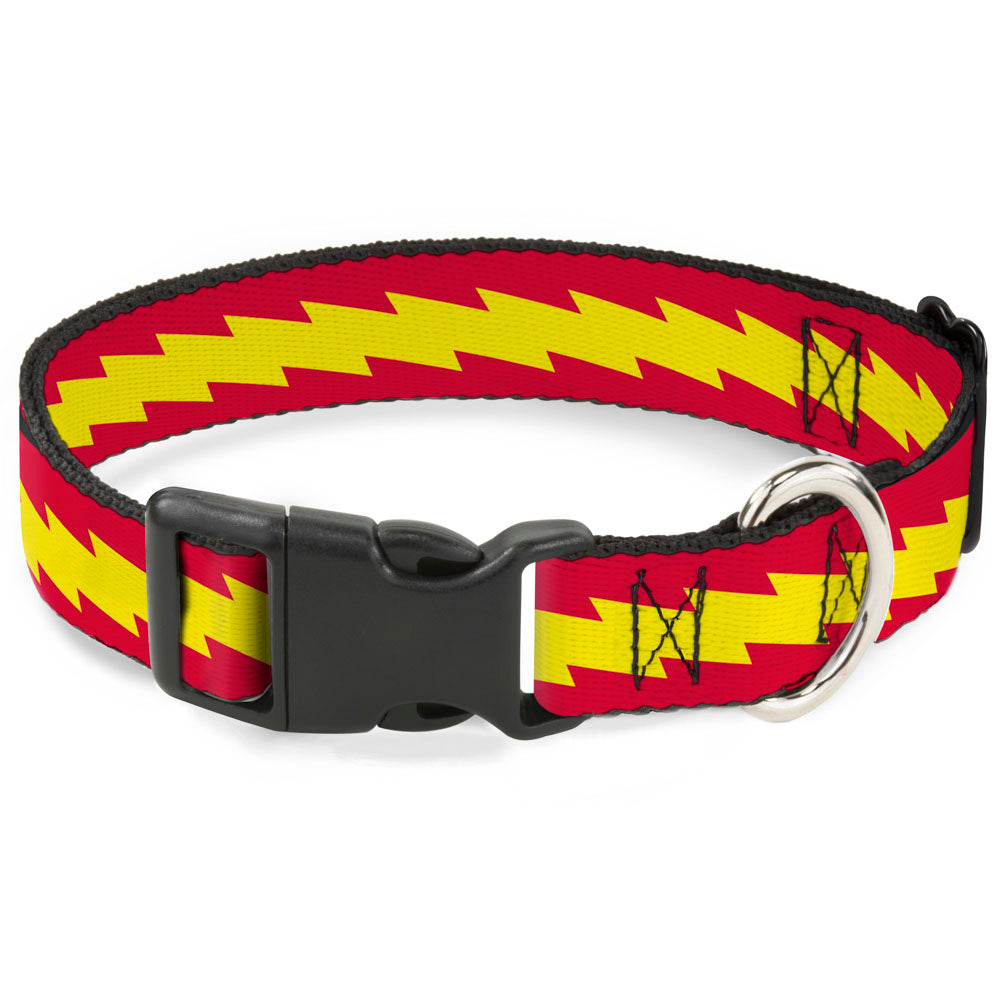 Plastic Clip Collar - The Flash Bolt Stripe Red/Yellow Plastic Clip Collars DC Comics