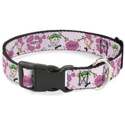 Plastic Clip Collar - The Fairly OddParents Cosmo and Wanda Wish Poses Pink Plastic Clip Collars The Fairly OddParents