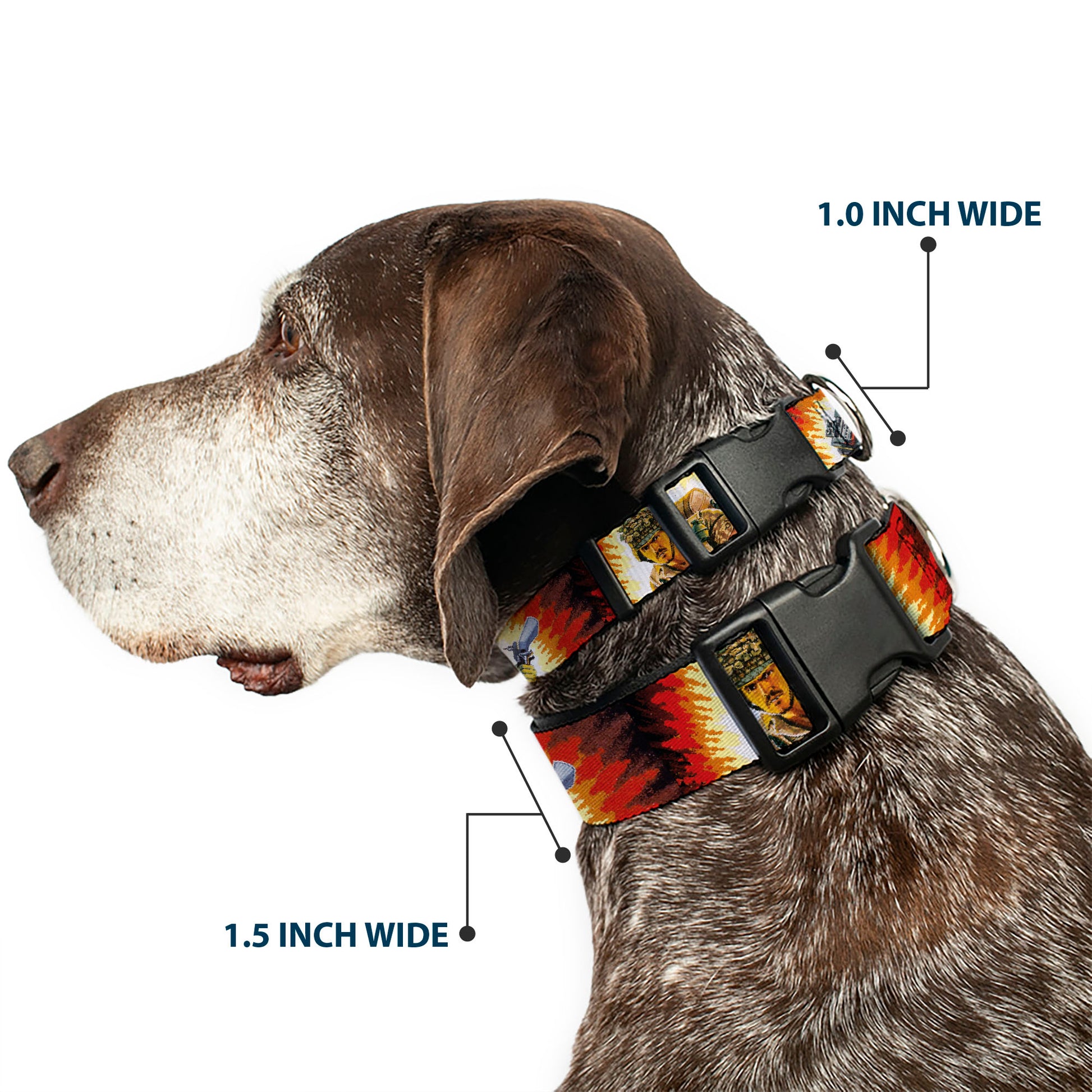 Plastic Clip Collar - GI Joe Retro Footloose Flash Air Tight Character File Card Explosion Poses Plastic Clip Collars GI Joe