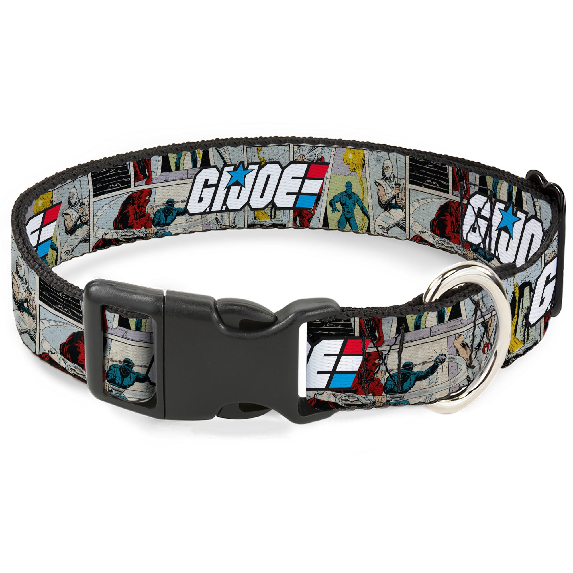 Plastic Clip Collar - GI JOE Title Logo and Comic Scene Blocks Plastic Clip Collars GI Joe