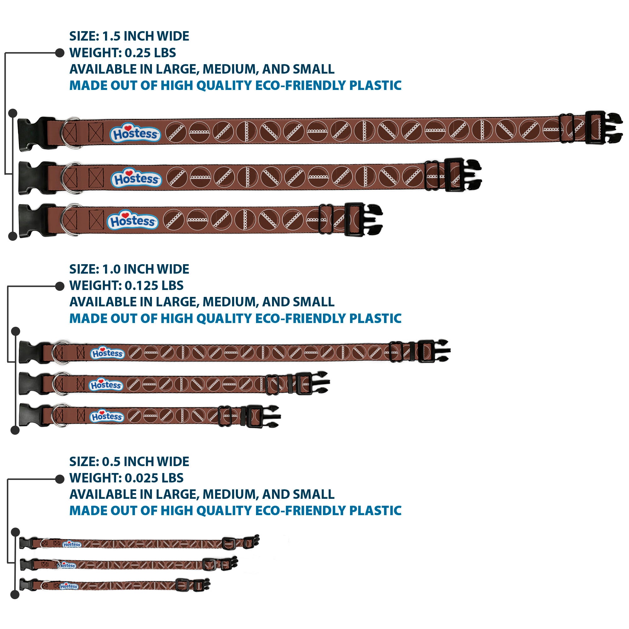 Plastic Clip Collar - Hostess Cupcakes Turns Brown