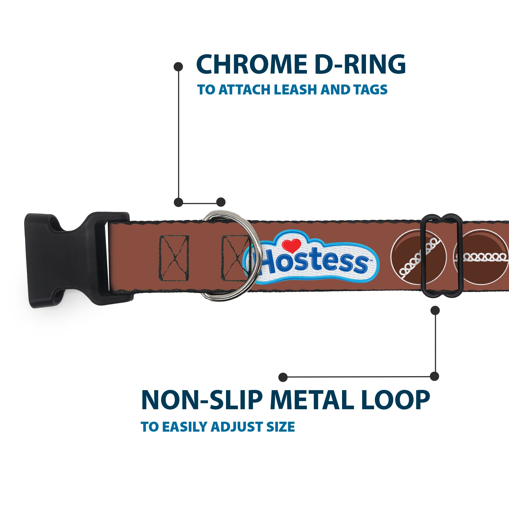 Plastic Clip Collar - Hostess Cupcakes Turns Brown