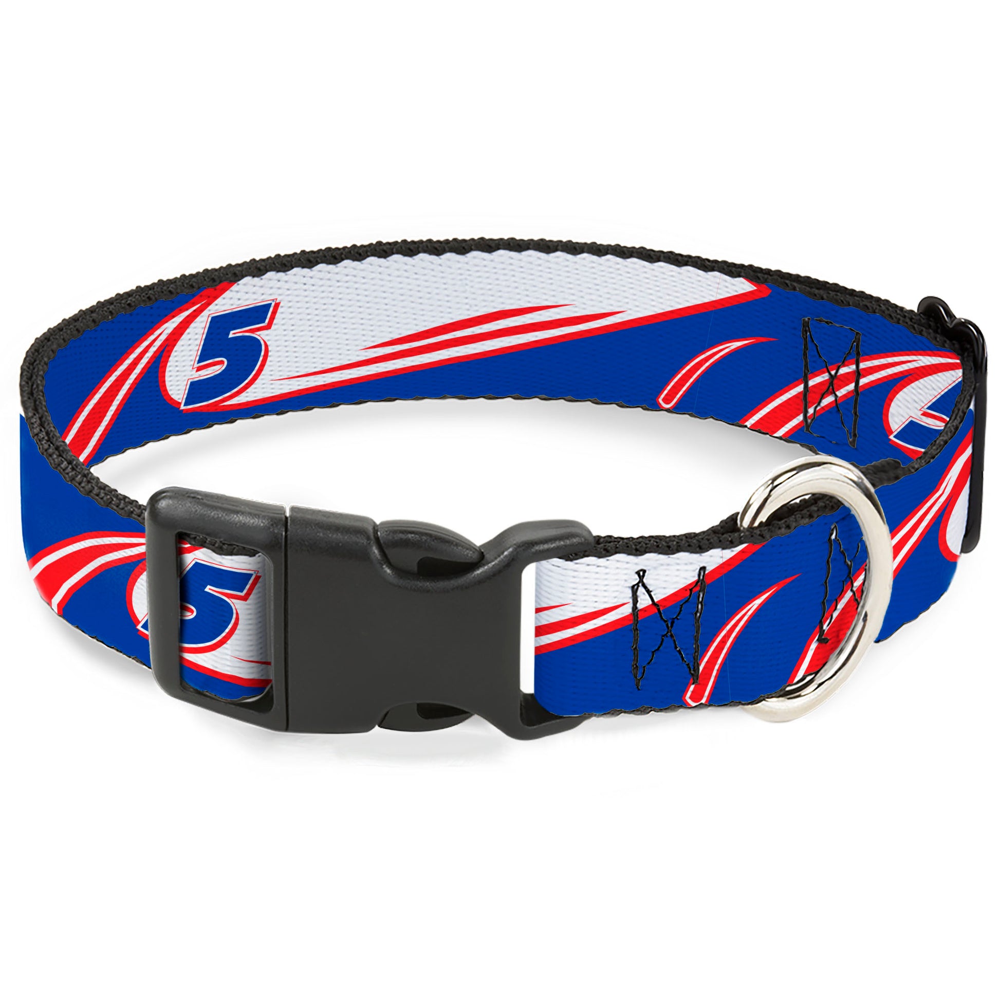 Plastic Clip Collar - Kyle Larson #5 Car Scheme White/Blue/Red Plastic Clip Collars Hendrick Motorsports