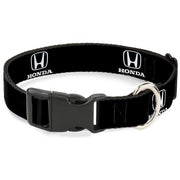 Plastic Clip Collar - Honda Logo Black/White Plastic Clip Collars Honda