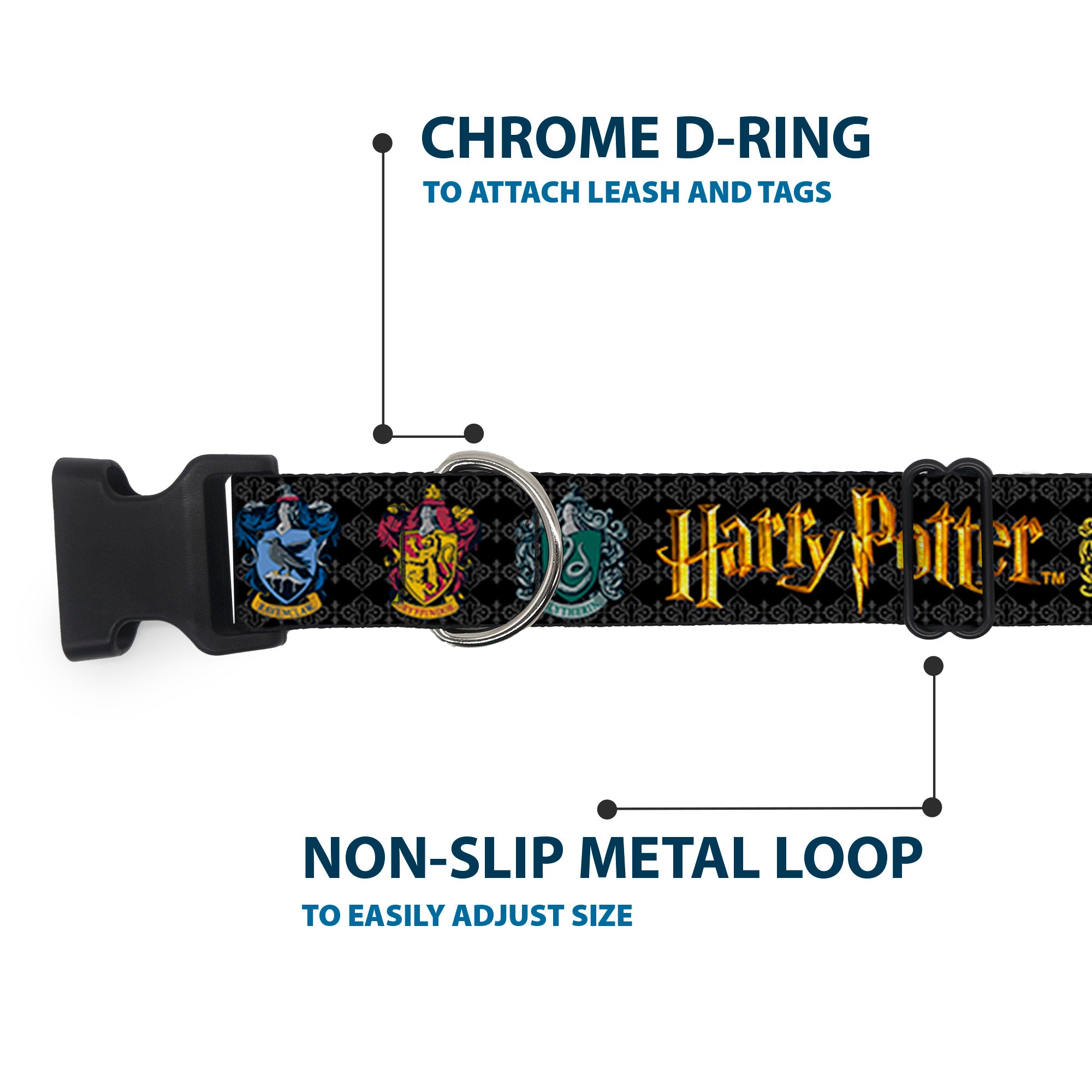 Plastic Clip Collar - HARRY POTTER Houses Plastic Clip Collars Harry Potter