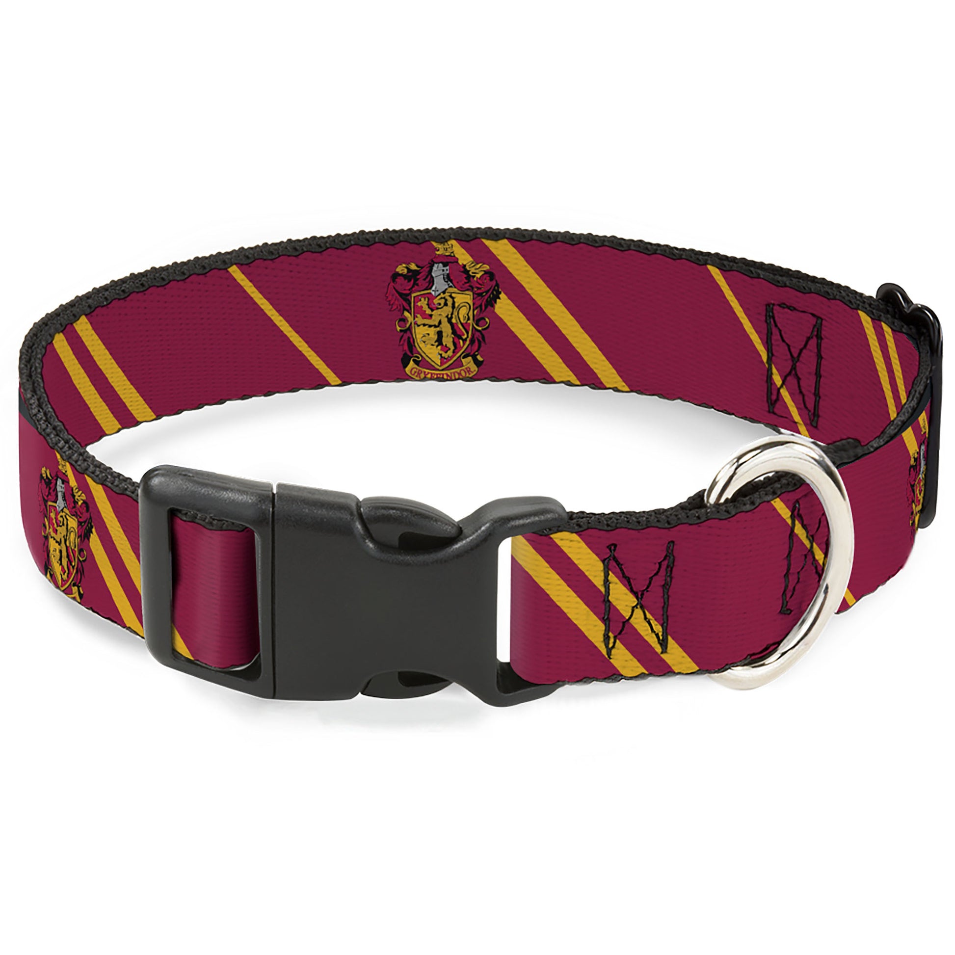Plastic Clip Collar - GRYFFINDOR Crest/Stripe Burgundy/Gold Plastic Clip Collars Harry Potter