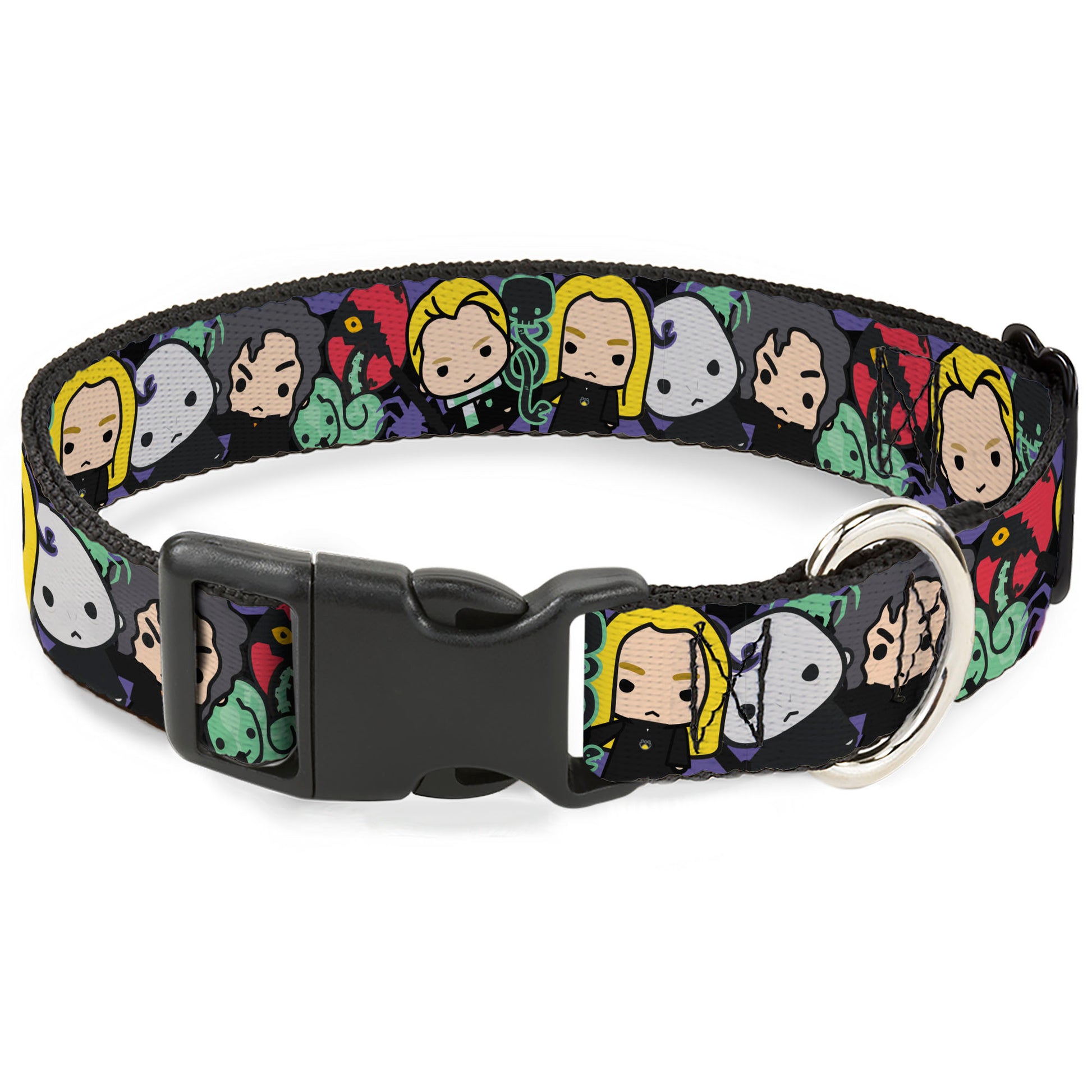 Plastic Clip Collar - Harry Potter Chibi Slytherin House Characters and Icons Plastic Clip Collars Harry Potter