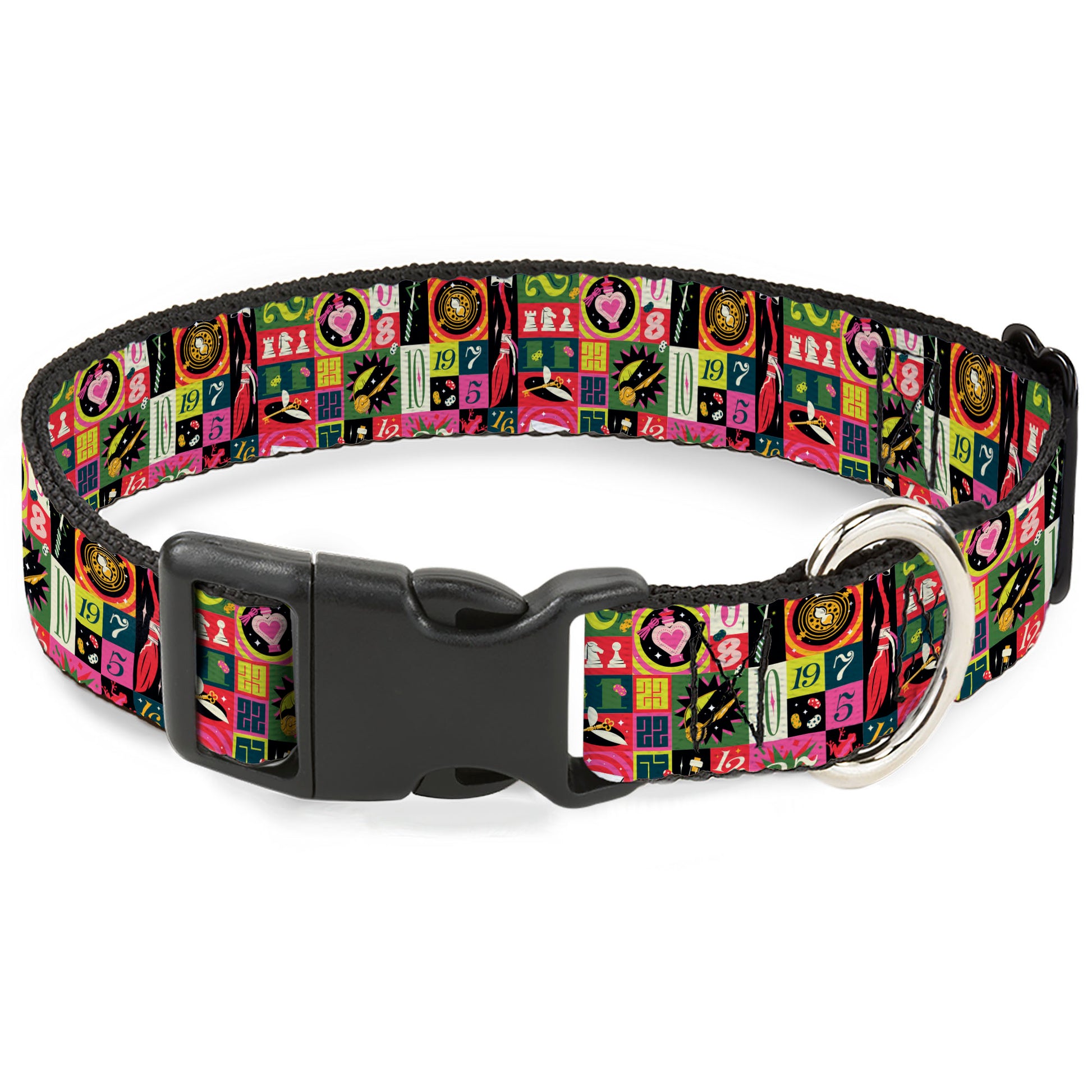 Plastic Clip Collar - Harry Potter Deck the Holidays Christmas Collage Multi Color Plastic Clip Collars Harry Potter