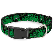 Plastic Clip Collar - The Hulk Stacked Plastic Clip Collars Marvel Comics