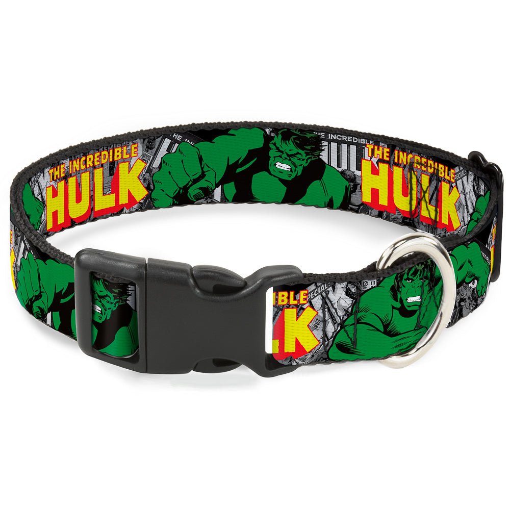 Plastic Clip Collar - THE INCREDIBLE HULK Action Poses/Stacked Comics Plastic Clip Collars Marvel Comics
