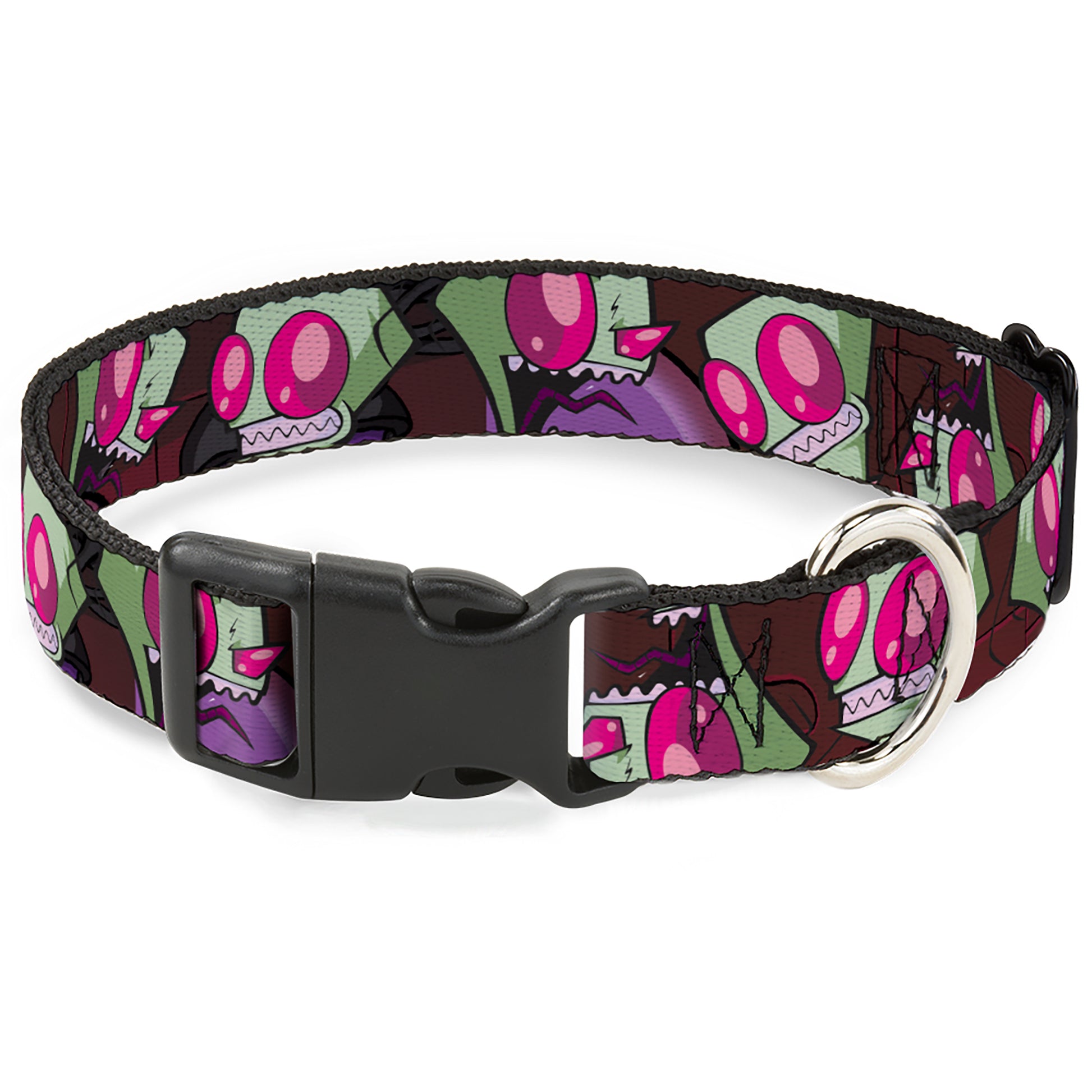 Plastic Clip Collar - Invader Zim Close-Up Poses Reds Plastic Clip Collars Invader Zim
