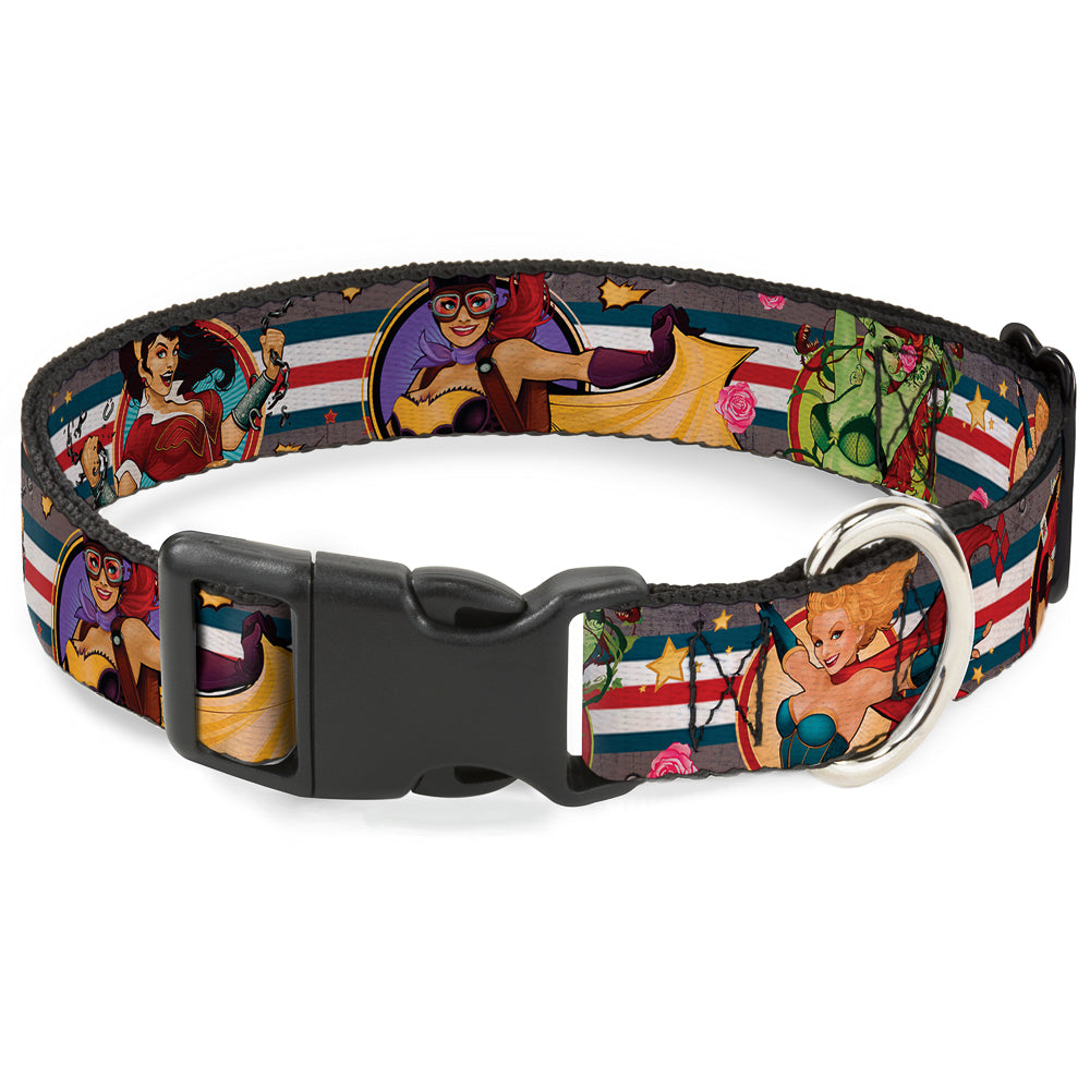 Plastic Clip Collar - DC Bombshell Pin-Up Girls Plastic Clip Collars DC Comics
