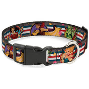 Plastic Clip Collar - DC Bombshell Pin-Up Girls Plastic Clip Collars DC Comics