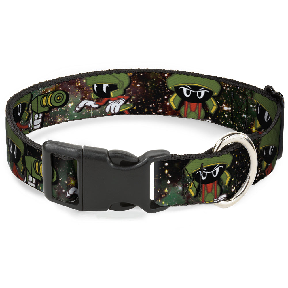 Plastic Clip Collar - Marvin the Martian 4-Poses Galaxy Plastic Clip Collars Looney Tunes