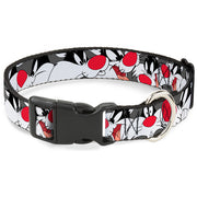 Plastic Clip Collar - Sylvester the Cat Expressions Gray Plastic Clip Collars Looney Tunes