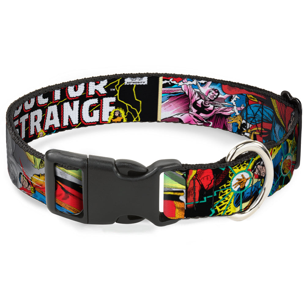 Plastic Clip Collar - Classic DOCTOR STRANGE Comic Book Title/4-Poses Plastic Clip Collars Marvel Comics