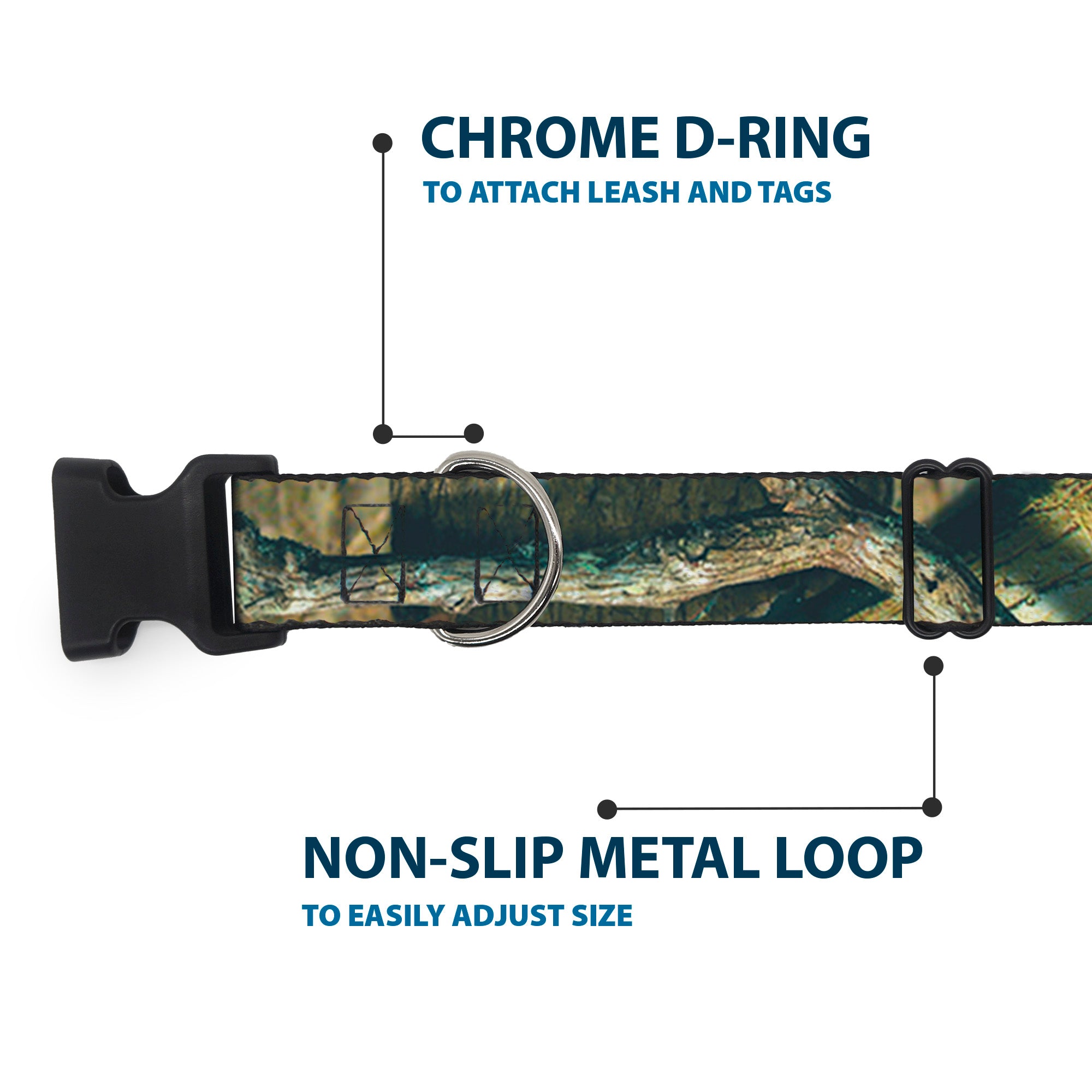 Plastic Clip Collar - Mossy Oak Break-Up Infinity Plastic Clip Collars Mossy Oak