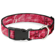 Plastic Clip Collar - Mossy Oak Elements Anemone Agua Camo Pink Plastic Clip Collars Mossy Oak