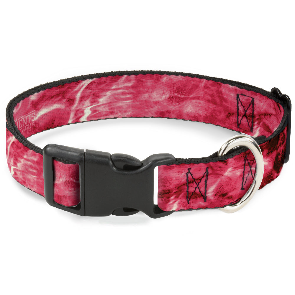 Plastic Clip Collar - Mossy Oak Elements Anemone Agua Camo Pink Plastic Clip Collars Mossy Oak