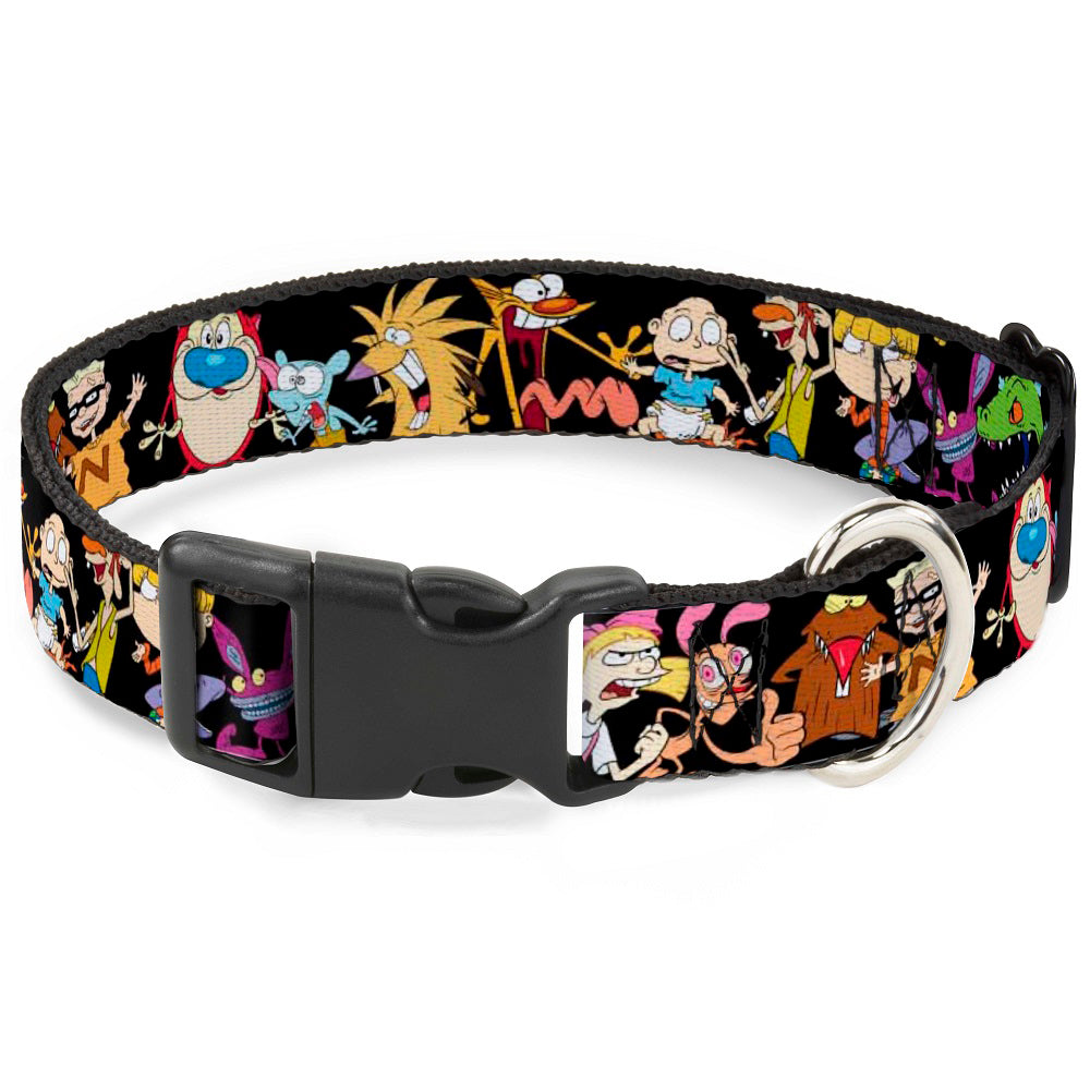 Plastic Clip Collar - Nick 90's 13-Character Poses Black Plastic Clip Collars Nick 90s