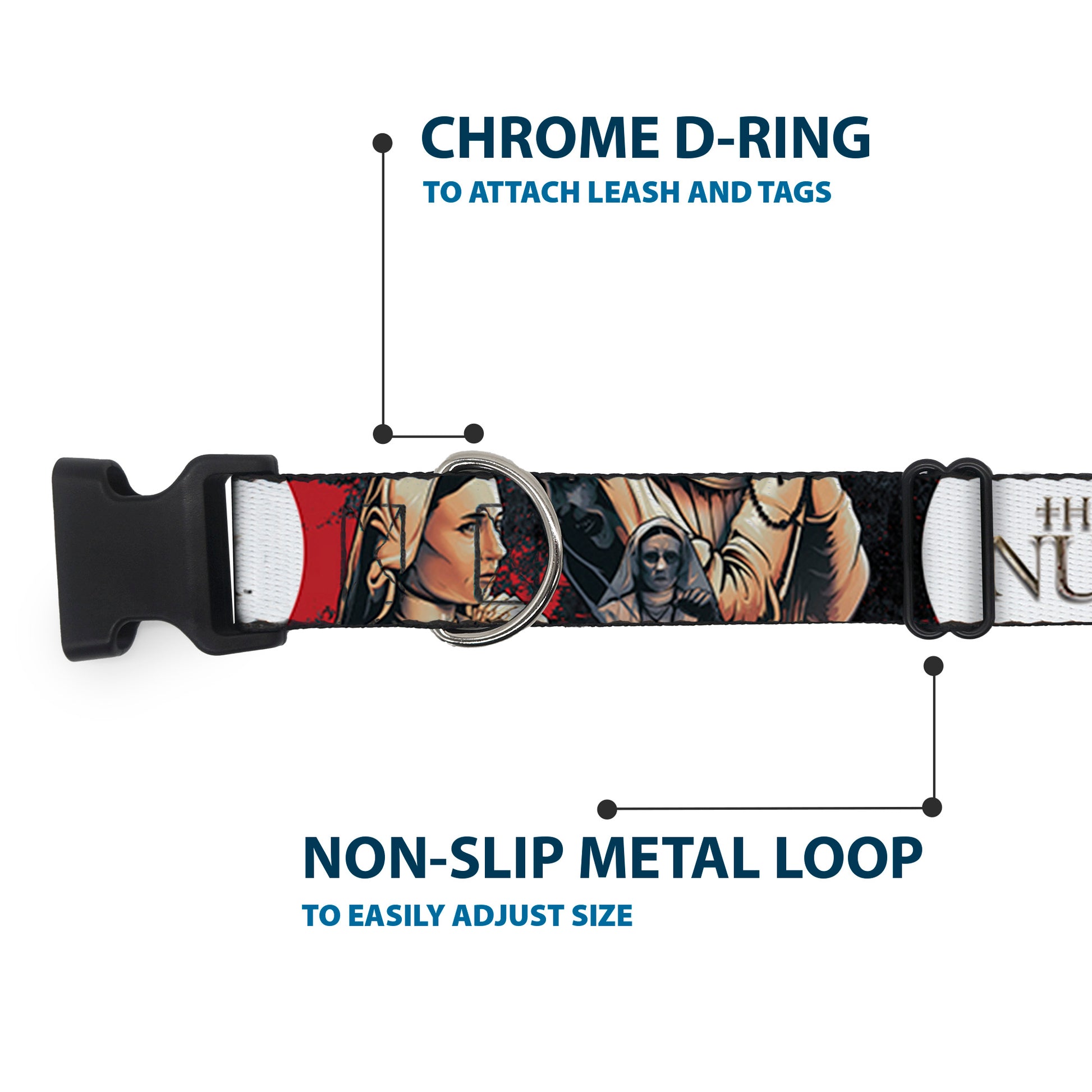 Plastic Clip Collar - THE NUN Sister Irene Poses Collage Plastic Clip Collars The Nun