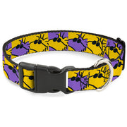 Plastic Clip Collar - Peanuts Woodstock Shades Pose Blocks Blue/Yellow/Black Plastic Clip Collars Peanuts