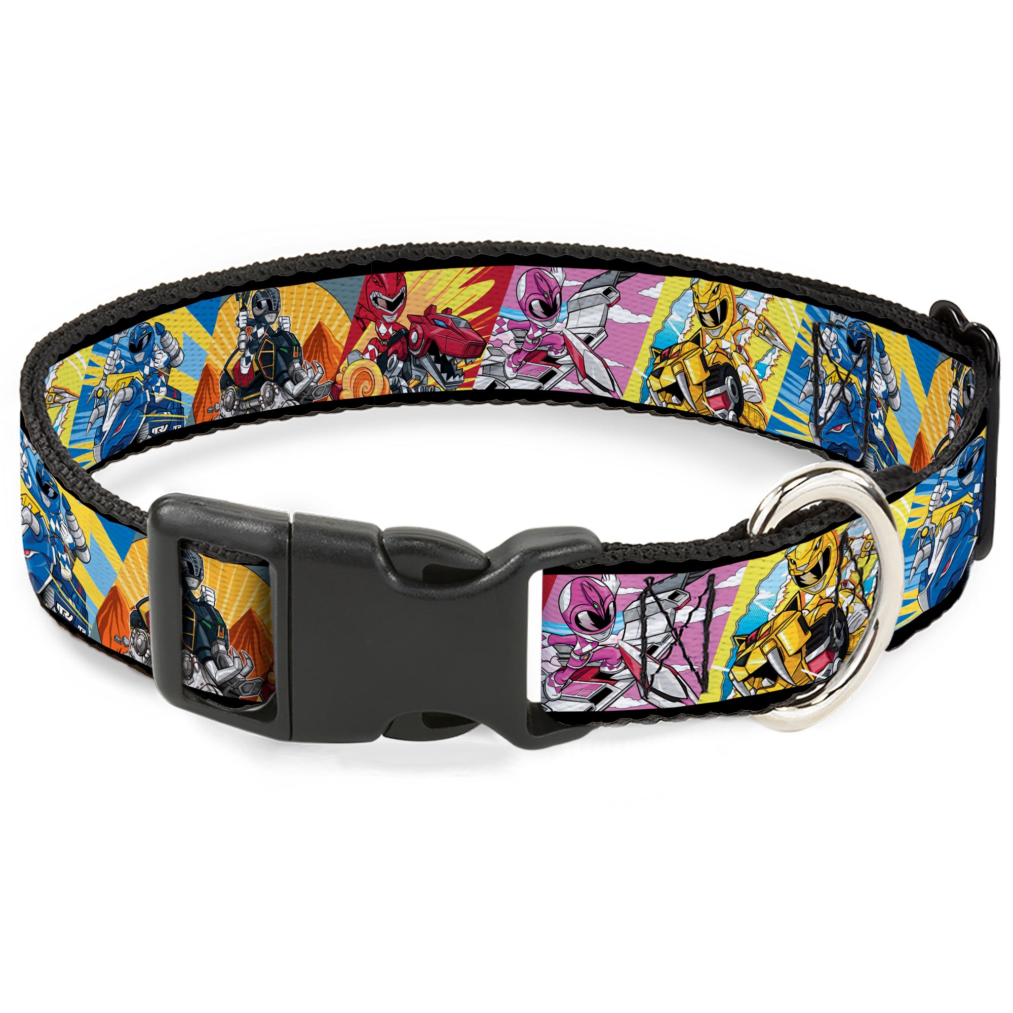 Plastic Clip Collar - Power Rangers and Zord Action Pose Blocks
