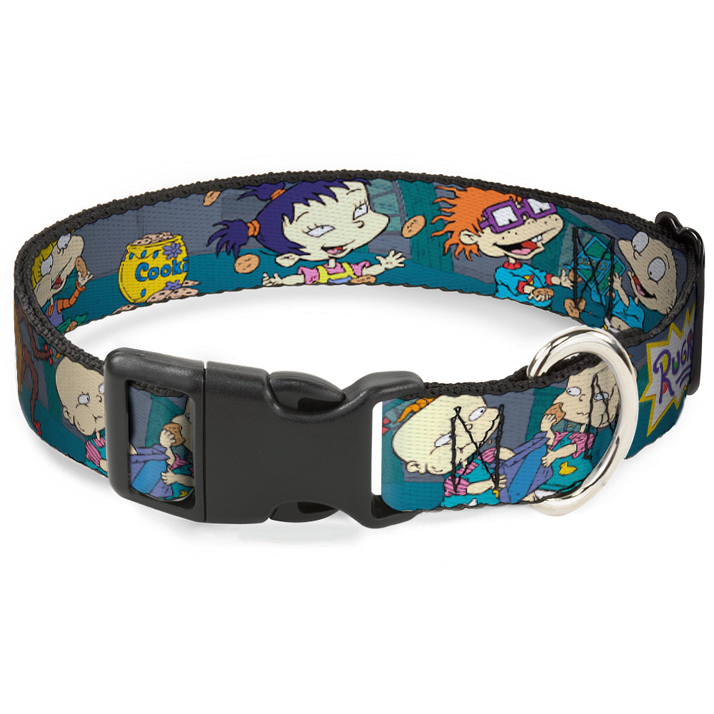 Plastic Clip Collar - Rugrats Cookie Scene Plastic Clip Collars Rugrats