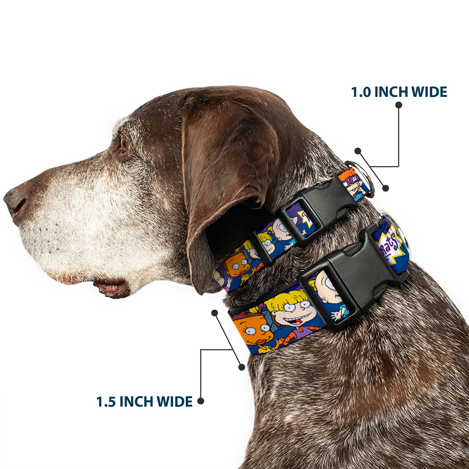 Plastic Clip Collar - RUGRATS Group Pose Plastic Clip Collars Rugrats