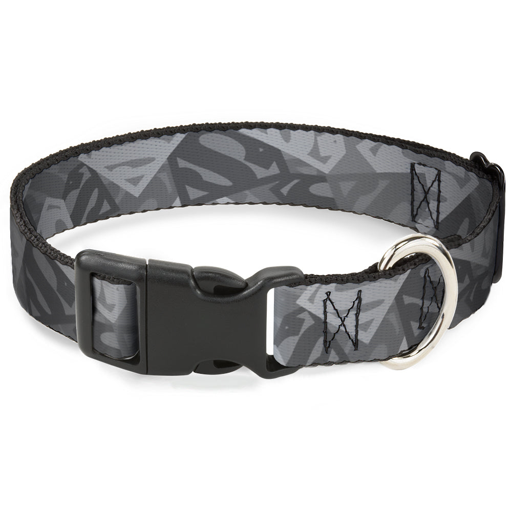 Plastic Clip Collar - Superman Shield Camouflage Grays Plastic Clip Collars DC Comics