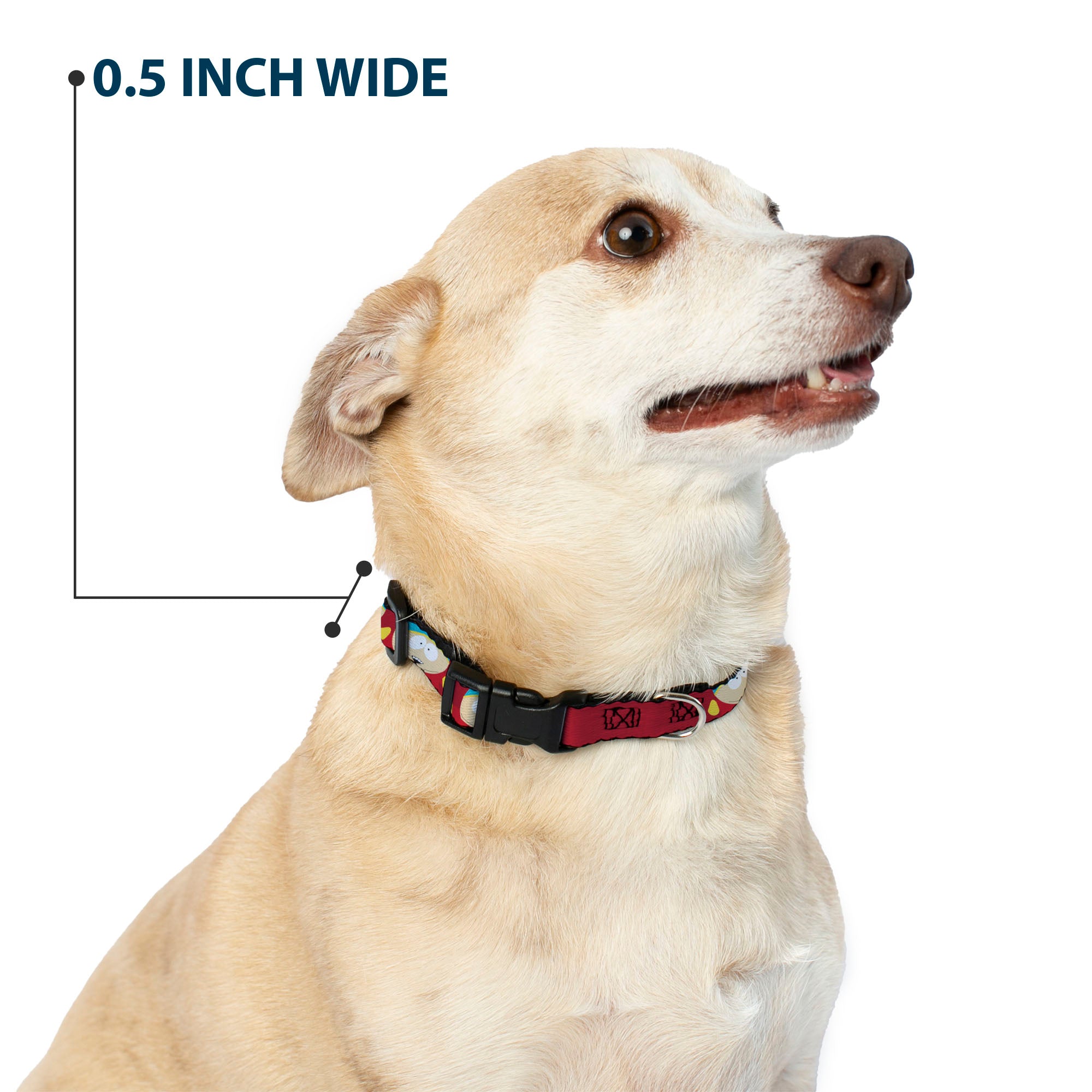 Plastic Clip Collar - South Park Cartman Expressions Red Plastic Clip Collars South Park