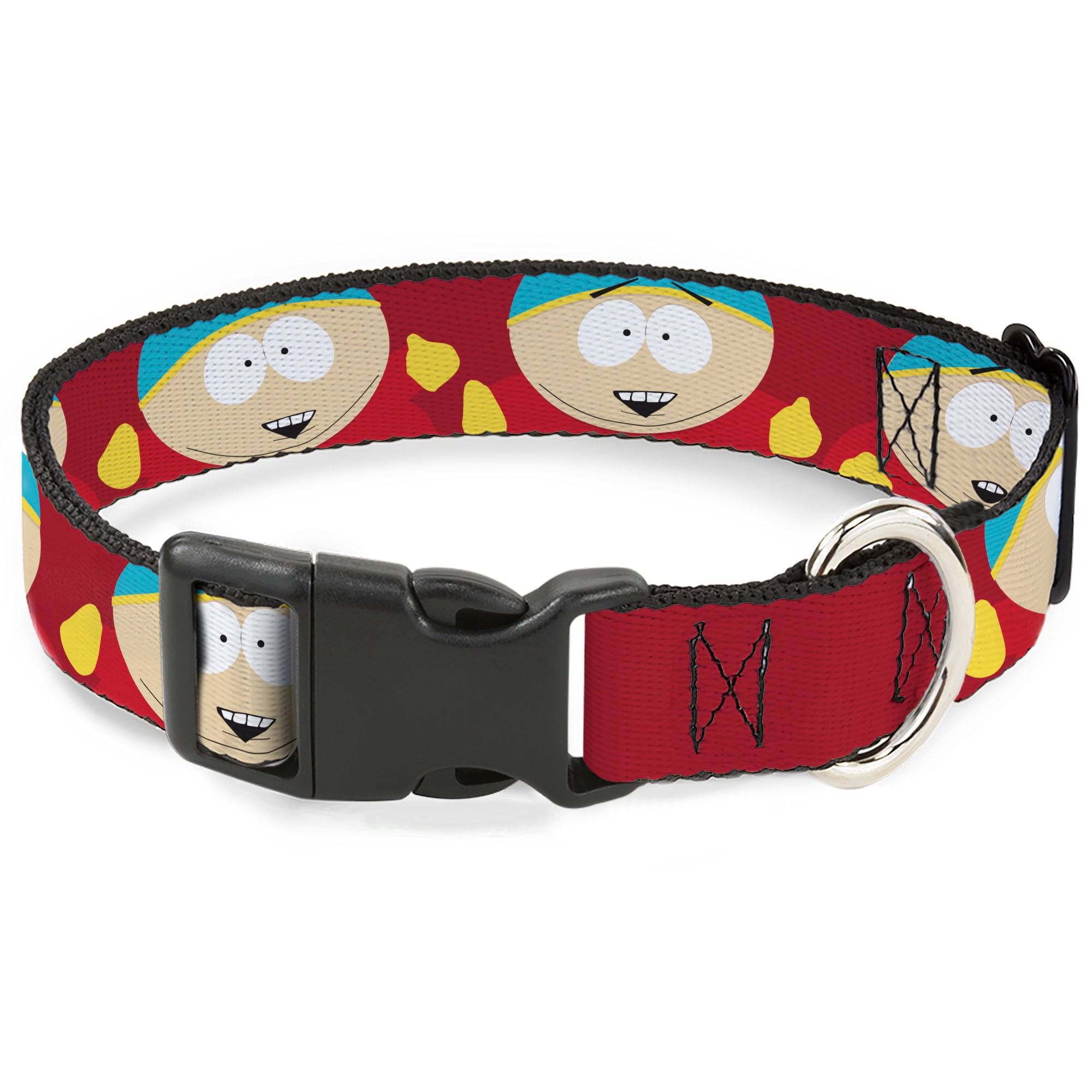 Plastic Clip Collar - South Park Cartman Expressions Red Plastic Clip Collars South Park