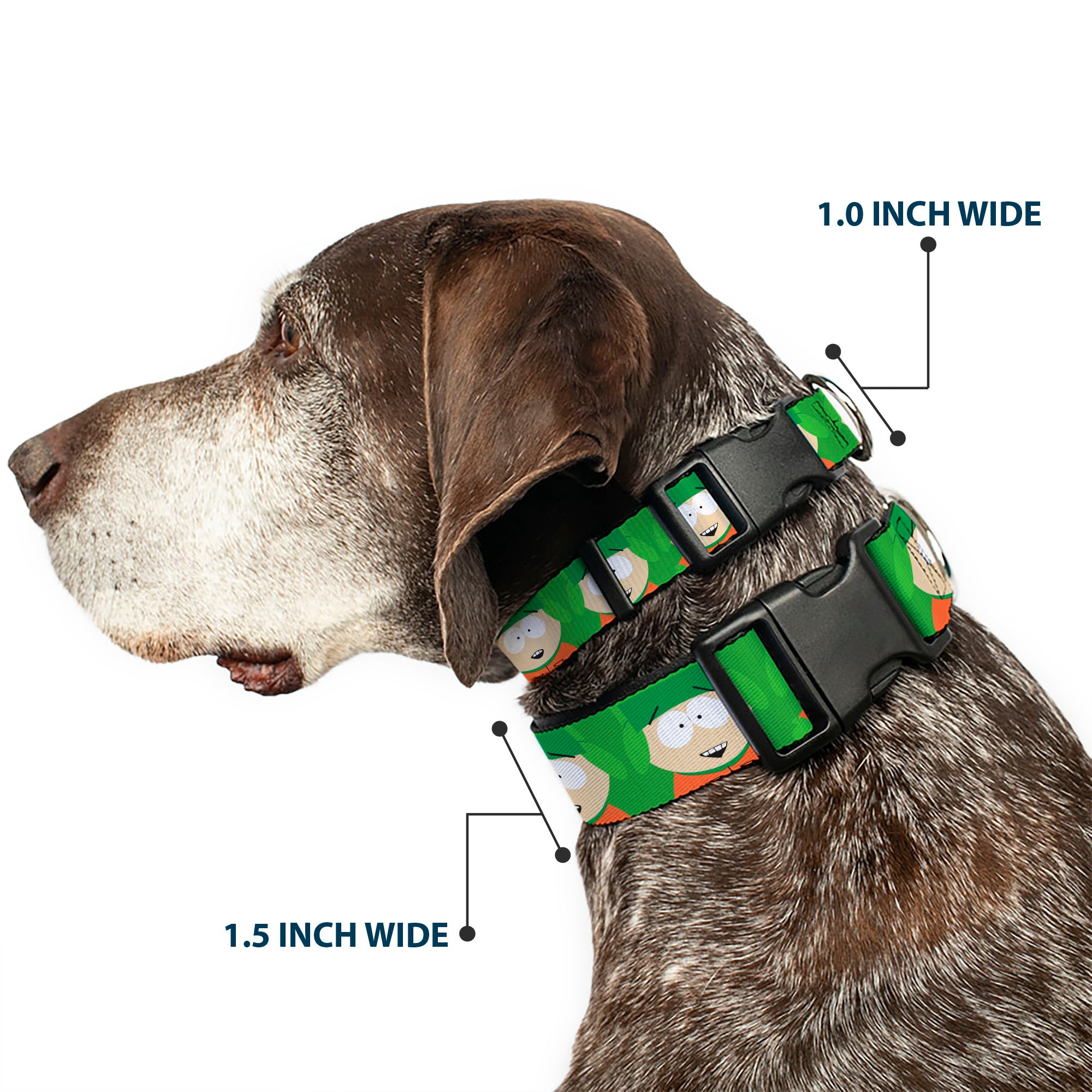 Plastic Clip Collar - South Park Kyle Expressions Greens Plastic Clip Collars South Park